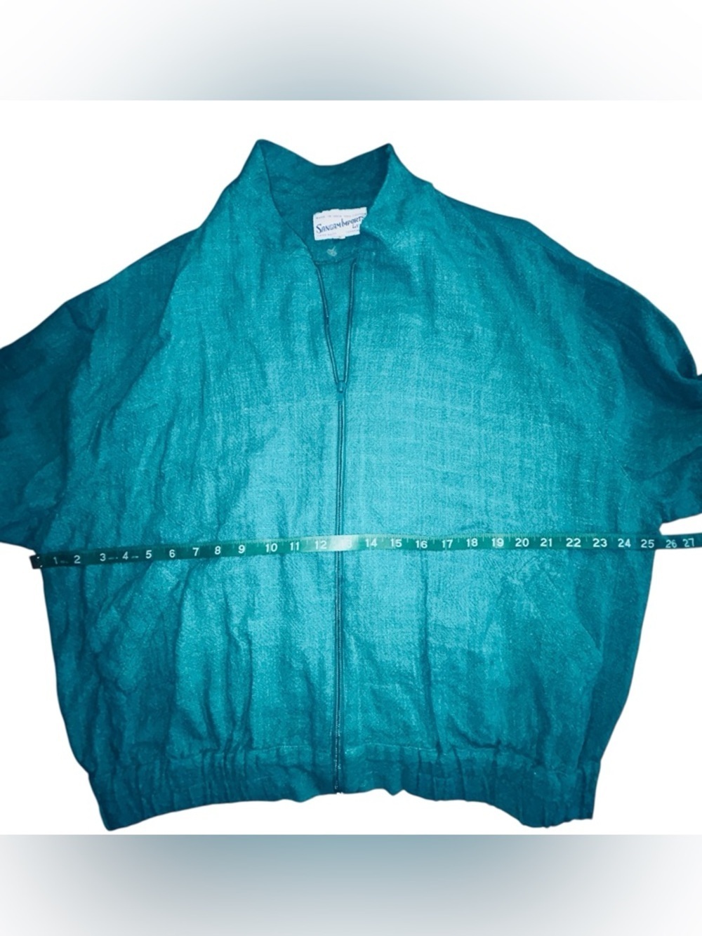 Stylish Teal Jacket and pants suit size large - Picture 2 of 14